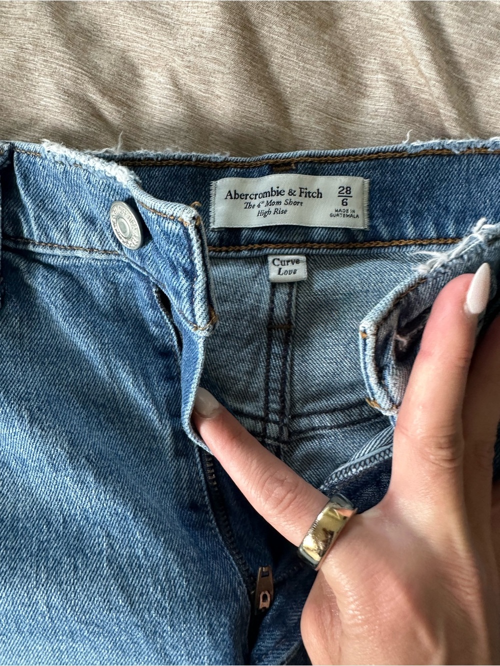 Abercrombie Curve Love denim shorts - Picture 12 of 12